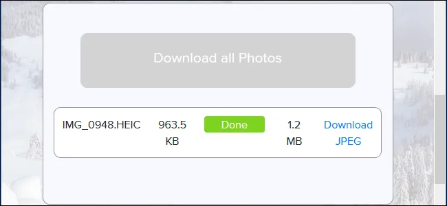 Convert HEIC to JPG on Windows 10 Online